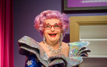 Iconic Australian comedian Barry Humphries, known for his creation of the beloved character Dame Edna, passes away at the age of 89.